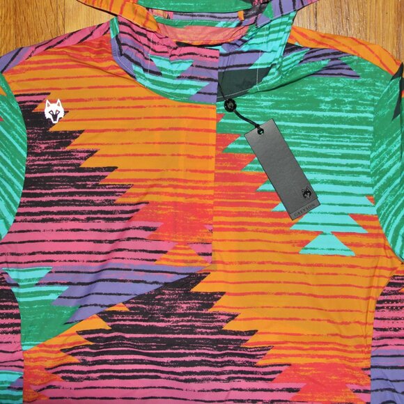 Greyson Green Flash Newago Pac Lite Aztec Golf Hoodie Jacket Men M XL - Picture 2 of 6